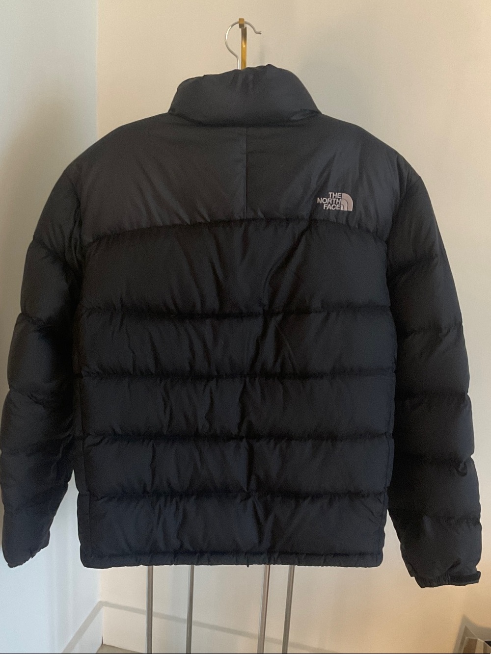 The North Face 700 Black Men's Quilted Down Puffer Jacket sz L - Picture 4 of 6